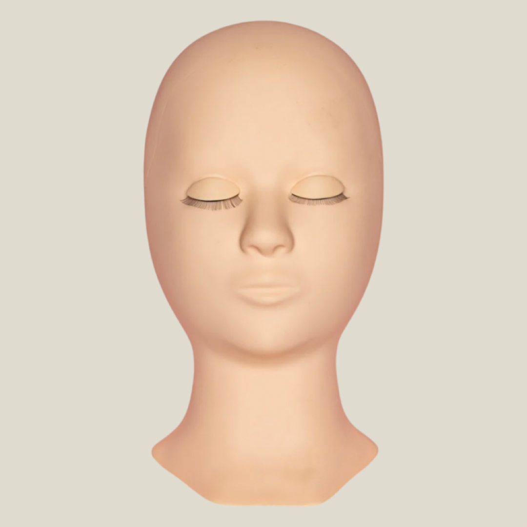 Mannequin Lash Training Head - Removable Eyes