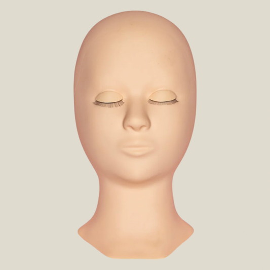 Mannequin Lash Training Head - Removable Eyes