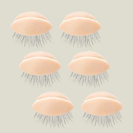 3x Pairs of Detachable Eyelids