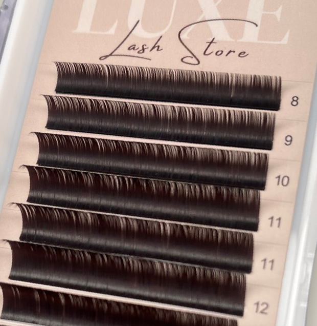 Classic Dark Brown Lash Tray 0.15 - D CURL