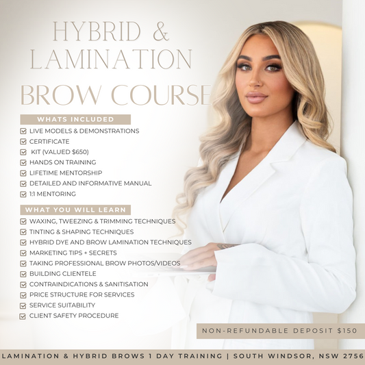 Hybrid & Lamination Brow Course (in person)