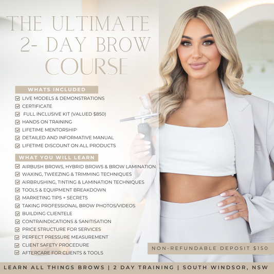 The Ultimate Brow Course (2 day in person training)