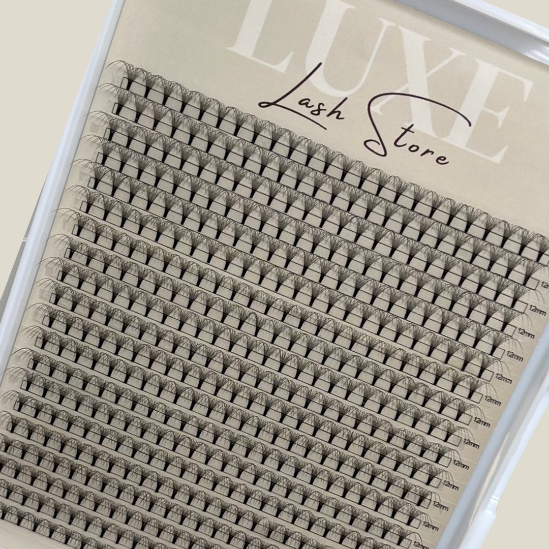 10D Premade Volume Fans Ultra Dark XL Lash Trays